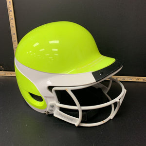Softball batting helmet w/face mask