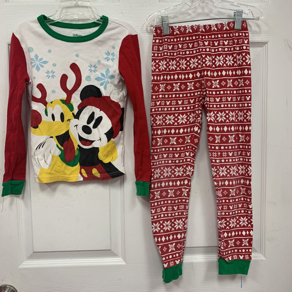 2pc Mickey & Pluto Christmas sleepwear